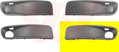 Van Wezel 5897593 - Ventilation Grille, bumper car-mod.net