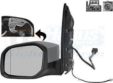 Van Wezel 5854807 - Outside Mirror car-mod.net