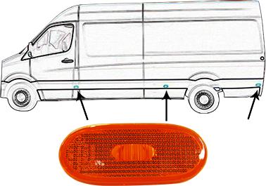 Van Wezel 5862915 - Side Marker Light car-mod.net