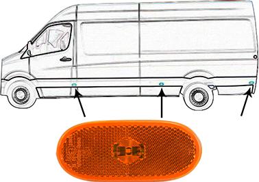 Van Wezel 5862917 - Side Marker Light car-mod.net