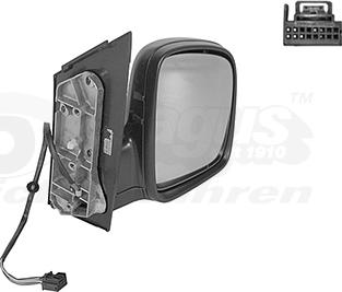 Van Wezel 5867808 - Outside Mirror car-mod.net