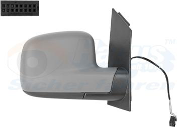 Van Wezel 5867818 - Outside Mirror car-mod.net