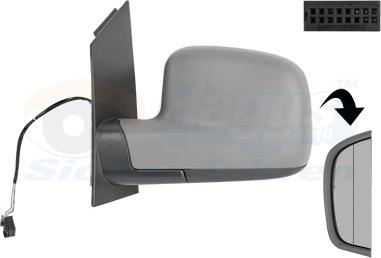 Van Wezel 5867817 - Outside Mirror car-mod.net