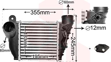 Van Wezel 58004200 - Intercooler, charger car-mod.net