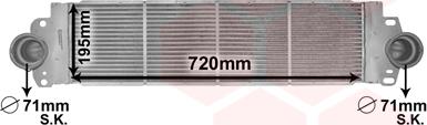Van Wezel 58004233 - Intercooler, charger car-mod.net
