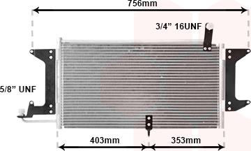 Van Wezel 58005141 - Condenser, air conditioning car-mod.net
