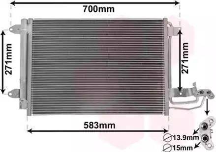 Parts-Mall PXNCT-001 - Condenser, air conditioning car-mod.net