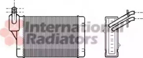 Van Wezel 58006069 - Heat Exchanger, interior heating car-mod.net