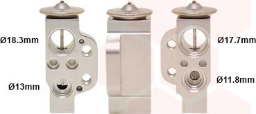 Van Wezel 58001311 - Expansion Valve, air conditioning car-mod.net