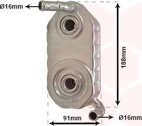 Van Wezel 58003110 - Oil Cooler, automatic transmission car-mod.net