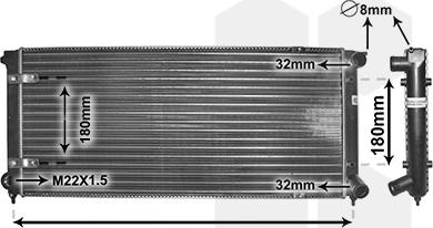 Van Wezel 58002041 - Radiator, engine cooling car-mod.net