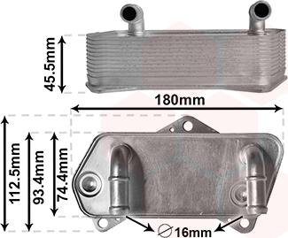 Van Wezel 58013701 - Oil Cooler, automatic transmission car-mod.net