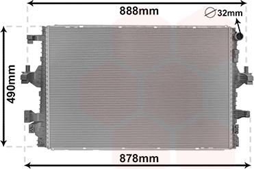 Van Wezel 58012716 - Radiator, engine cooling car-mod.net