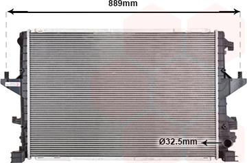 Van Wezel 58012721 - Radiator, engine cooling car-mod.net