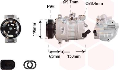 Van Wezel 5801K703 - Compressor, air conditioning car-mod.net