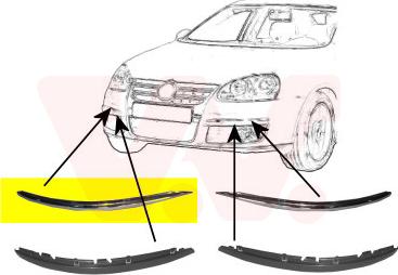 Van Wezel 5886484 - Cover, bumper car-mod.net