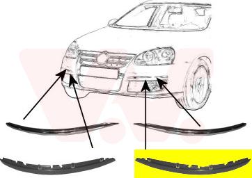 Van Wezel 5886481 - Cover, bumper car-mod.net