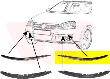 Van Wezel 5886483 - Cover, bumper car-mod.net