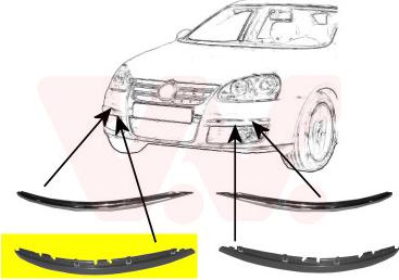 Van Wezel 5886482 - Cover, bumper car-mod.net