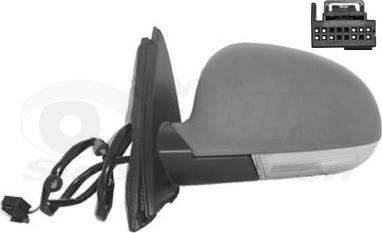 Van Wezel 5886807 - Outside Mirror car-mod.net