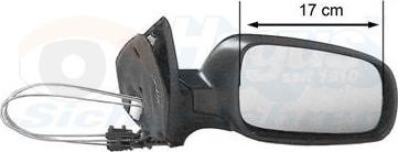 Van Wezel 5888812 - Outside Mirror car-mod.net