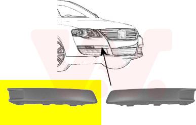 Van Wezel 5839588 - Cover, bumper car-mod.net