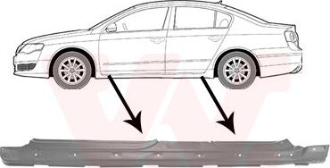 Van Wezel 5839103 - Foot Board, door sill car-mod.net