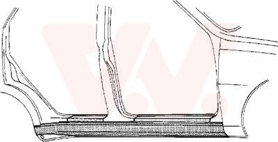 Van Wezel 5835104 - Foot Board, door sill car-mod.net