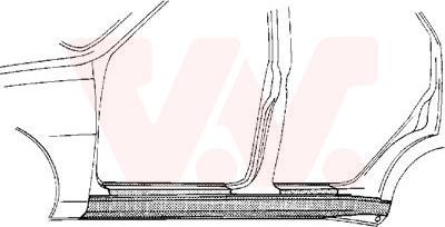 Van Wezel 5835103 - Foot Board, door sill car-mod.net