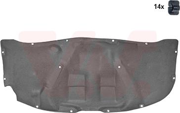 Van Wezel 5836460 - Silencing Material, engine bay car-mod.net