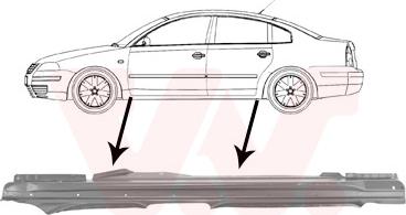 Van Wezel 5836103 - Foot Board, door sill car-mod.net