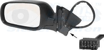 Van Wezel 5836807 - Outside Mirror car-mod.net