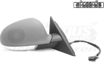 Van Wezel 5838806 - Outside Mirror car-mod.net