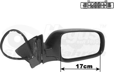 Van Wezel 5837818 - Outside Mirror car-mod.net