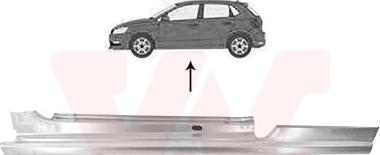 Van Wezel 5829101 - Foot Board, door sill car-mod.net
