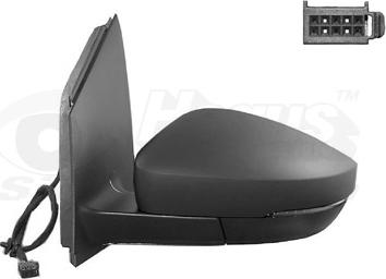 Van Wezel 5829807 - Outside Mirror car-mod.net