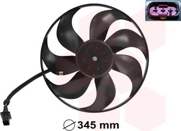 Van Wezel 5825745 - Fan, radiator car-mod.net
