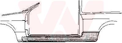 Van Wezel 5820102 - Foot Board, door sill car-mod.net