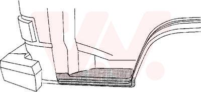 Van Wezel 5870101 - Foot Board, door sill car-mod.net
