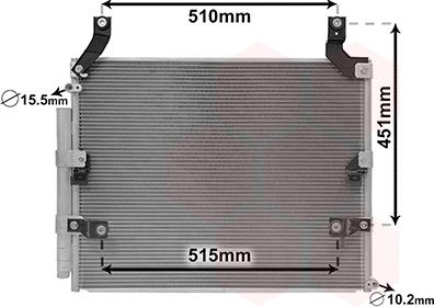 Van Wezel 53005697 - Condenser, air conditioning car-mod.net