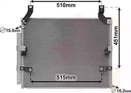 KOYORAD CD010555 - Condenser, air conditioning car-mod.net