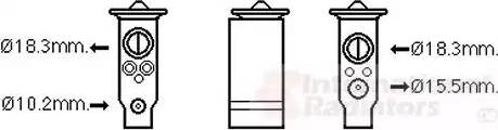 Van Wezel 53001672 - Expansion Valve, air conditioning car-mod.net