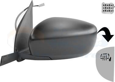 Van Wezel 5226807 - Outside Mirror car-mod.net