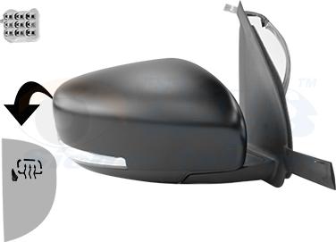 Van Wezel 5226828 - Outside Mirror car-mod.net