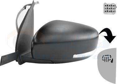 Van Wezel 5226827 - Outside Mirror car-mod.net