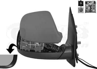 Van Wezel 5794818 - Outside Mirror car-mod.net