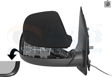 Van Wezel 5791804 - Outside Mirror car-mod.net