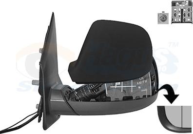 Van Wezel 5791805 - Outside Mirror car-mod.net