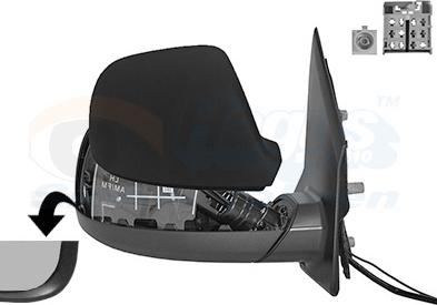 Van Wezel 5791806 - Outside Mirror car-mod.net