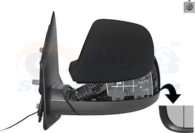 Van Wezel 5791803 - Outside Mirror car-mod.net